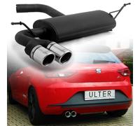 Ulter Sport 124-213/70RS Sportauspuff Seat Leon 5F FR 1.8TSi 132kW 2013-2016 2x70mm RS, Black