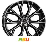 Ultra Wheels UA23 RS Evo black polished 8.5x19" ET35 LK5 112 ML 66.5 Alufelge...