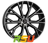 Ultra Wheels UA23 RS Evo black polished 8x18" ET35 LK5 112 ML 66.5 Alufelgen ...
