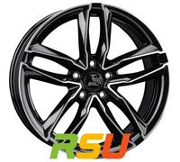 Ultra Wheels UA6 Pro black polished 8.5x19" ET43 LK5 112 ML 66.5 Alufelgen 19...