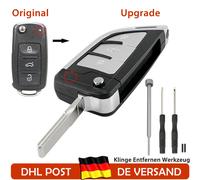 Umbau Klapp Schlüssel Gehäuse Für VW Golf T5 EOS Tiguan Passat Beetle Seat Skoda