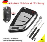 Umbau Schlüssel Gehäuse Für VW Amarok T5 T6 Skoda Fabia Rapid Seat Ibiza Leon