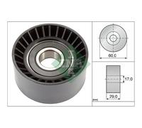 INA | Umlenk-/Führungsrolle, Keilrippenriemen | 532 0364 20