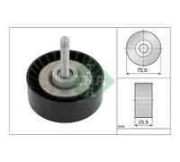 INA 532 0652 10 Umlenk-/Führungsrolle, Keilrippenriemen