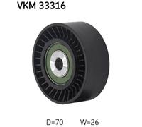 Umlenk-/Führungsrolle, Keilrippenriemen SKF VKM 33316