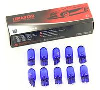 Unbekannt 10 x T10 Lampe 12V blau 5 Watt Glühbirne Xenon weiß Standlicht Kennzeichen Licht