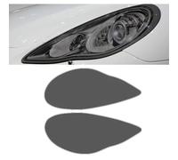 UNCLE LIAO Auto Scheinwerfer Schutzfolie Für Porsche Panamera 2010-2013,Anti-Kratz Schutzfolie Schutzfolie TPU Aufkleber Auto Zubehör.,Black
