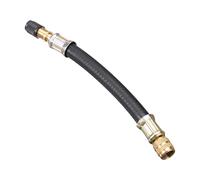 UncleS Hochleistungs Gummiventilverlängerungsadapter 110 Mm-200 Mm Mit Goldenem Messinganschluss Geeignet Für Motorradrennen Fahrräder Roller Reifenventilverlängerung