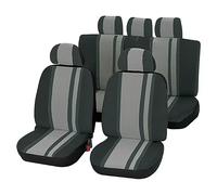 UniTEC Autositz-Bezugs-Set Newline (14 -tlg., Schwarz/Grau, Geeignet für: PKWs)