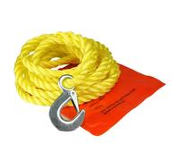 Unitec Polyprop Abschleppseil 2 t 1 Haken + Schlaufe (GLO680100385)