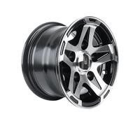 UNITRAILER 10 Zoll Alufelge 6Jx10 5x112 ET:-4 für Schwerlastanhänger - Aluminiumfelge 750 kg Traglast, H2 Konstruktion, präziser Lochkreis 5x112, ideal für Wohnwagen, kompatibel mit Winterreifen