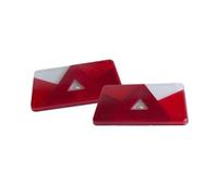 UNITRAILER ASPÖCK MULTIPOINT V Lichtscheiben Set Links rechts 238x140 mm | Robuste Ersatz-Streuscheiben mit E9-Zulassung für Pkw-Anhänger und Wohnwagen. Einfacher Austausch von links und rechts.