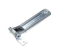 UNITRAILER Bordwandscharnier Set mit Halter für PKW Anhänger Zubehör - Spannverschluss Anhänger Bordwandverschluss 274mm Verzinkter Stahl für Anhänger Scharniere