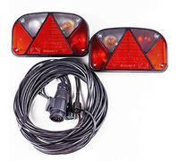 UNITRAILER Heckleuchten Satz: Rückleuchten Aspöck Multipoint II + 7 m 13-poliger Kabelbaum