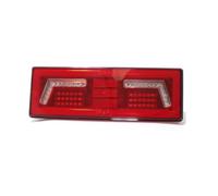 UNITRAILER KAMAR LED Rueckleuchte L1828 links 6 Funktionen 12 bis 24 V 375 x 130 mm Kabel 0,3 m Reflektor intelligenter Lastwiderstand E9 fuer Anhaenger Lkw und Landmaschinen Rueckfahrlicht