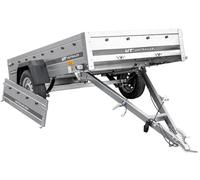 UNITRAILER PKW-Anhänger mit Blattfedern 230x125 Garden 230/R Kipp