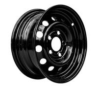 UNITRAILER Stahlfelge 6Jx10H2 5x112 ET-4 Schwarz 10 Zoll Stahlfelge für Anhänger Transportanhänger Wohnwagen Ersatzfelge Anhänger Felgenrad Stahl