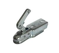 UNITRAILER STEELPRESS Kugelkupplung ZSK-0750J 50mm zGG 750kg Vierkantdeichsel 70mm Stützlast 75kg Bohrung 90mm Ø125mm DEKRA Anzeige Sperre Anhänger Kupplungskopf
