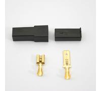 Universal 1 poliger ein Kontakt Stecker Anschlussstecker 12 24 Volt KFZ PKW LKW Motorrad Trecker Oldtimer usw.