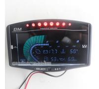 Universal 6 Funktion 12/24v LKW Auto LCD Digital Öldruck Turbo Boost Messgerät