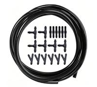 Universal 6m Scheibenwaschanlage Schlauch Wischwasserschlauch Reparaturset | Schlauchverbinder, Typ, Unterdruckschlauch, Kfz, Auto, Scheibenwischwasser, Windschutzscheibe, qualitaet, robust