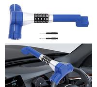 Universal Auto Lenkradschloss Anti Diebstahl Lenkrad Passwort Einstellung Diebstahlschutz FüR Wohnmobil Lastwagen Lenkradkralle Lenkradsperre Diebstahlsicherung Mit Schraubendreher Modern Blau