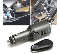 Technaxx TX-100 Auto,- Wohnmobil-, Boots-Alarm/ Mobiler Mini Alarm mit Bewegungserkennung + Fernbedienung und Autoladegerät - 2x USB, 6 Tage Standby, 110db Alarm Sound zur Abschreckung