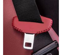 Universal Car Seat Belt Buckle Clip Cover Protector Leather Interior Button Case