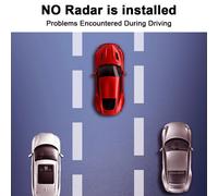Universal Einbau Blind Spot Detection System 24GHz Radar mit Warnleuchte RCTA