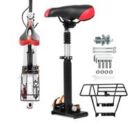 Universal Electric Scooter Sattelsitz & E Scooter Heck Frachtrack kompatibel mit Xiaomi M365/1s/Pro/Pro2/MI3, einstellbarer Schlag kostenlos Easy Installation Scooter Modified Accessoire für Erwachse