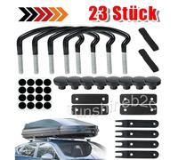 Universal Montagesatz Dachbox U-Bügel Dachkoffer Befestigung Montage Box 23 Stk.