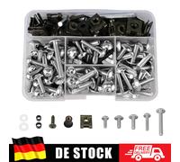 Universal Motorrad Verkleidungsschrauben Stellschrauben Klemmen Clip M5 M6