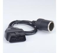 Universal OBD2 Auto Zigarettenanzünder 16 Pin Steckdose Power 1 Way Adapter