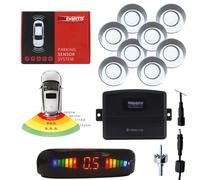 Universal PDC Einparkhilfe 8 Sensoren Nachrüsten Vorne/Hinten 22mm Aschgrau