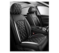 Universal-Sitzbezug Komplett-Set Für V-W Golf 7 Variant/Golf Variant R R-Line Wagon, Schonbezüge für die Vordersitze & Rückbank | Auto Sitzbezüge Airbag Geeignet | Wasserdichter Seasons 5-Sitzer(A(Whi