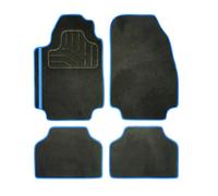 Universal-Textilfußmatten im 4-teiligen Set, schwarz-blau, von Norauto
