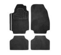 Universal-Textilfußmatten im 4-teiligen Set, schwarz-grau, von Norauto