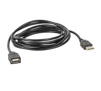 Universal USB Verlängerung 200cm 2 Meter Buchse / Stecker hochwertig