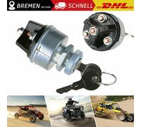 Universal Zündschloss 2 Schlüssel Startschalter Auto LKW Boot Traktor Oldtimer`