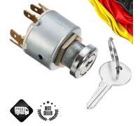 Universal Zündschloss mit Schlüssel 2 Schlüssel Auto LKW Boot Traktor 12V DE