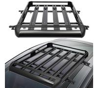 Universaler Dachgepäckträger für SUV, 68kg Traglast, Aluminiumlegierung + ABS, 127x97cm Autodach Gepäckträger Regal