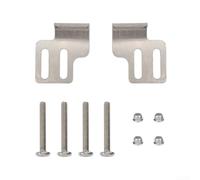 Universeller Aluminium Haken Set für Seitenkoffer Montage | Ideal für Seitenkoffer, erhöht Funktionalität, wetterfestes Material, perfekt für Tourenfahrer, langlebig(Side Box A)