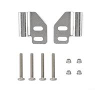 Universeller Aluminium Haken Set für Seitenkoffer Montage | Ideal für Seitenkoffer, erhöht Funktionalität, wetterfestes Material, perfekt für Tourenfahrer, langlebig(Side Box B)