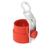 Universeller Wetterfester Anhängersteckerhalter, Schutzhalterung für 7-13-poligen Stecker, Sicher Verriegelnde Nase, für Fahrradträger oder Wohnmobile, Hochtemperaturbeständiges ABS + Metall