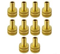 Universelles Reifenventil Adapter Set 10-tlg. für Druckluft Kompressor - für robuste Winkelventile für PKW, Sportbälle - Mit Ventilverlängerung & Nadel