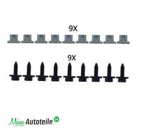Unterfahrschutz Motorschutz Einbausatz Clips für Peugeort Fiat Citroen 230 244