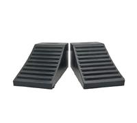 Unterlegkeile Gummi rutschfest groß 2 Stück 23×13×11 cm Bremskeile PKW Anhänger