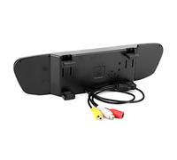 UPALDHOU Auto-Rückspiegelmonitor 4,3 Zoll HD TFT LCD 2 Kanal | TFT-LCD-Display, AV1 AV2-Eingang, PAL NTSC AUTO-Signal, DC 12 V Fahrzeugnutzung, Rückfahrkamera-Kompatibilität