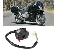 UPALDHOU Lenkerschalter, Schwarz, Fern-/Abblendlicht, Horn, Blinker, Überhollicht, Scheinwerfer Ein/aus, 22 Mm, Passend für Motorradfahrer
