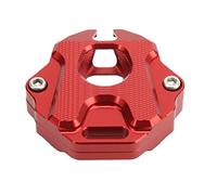 UPALDHOU Motorrad Schlüsselgehäuse, CNC Metall Schlüsseltasche Ersatz für CB650R CBR650R 2020+, mit Schlüsselbügel (Rot)